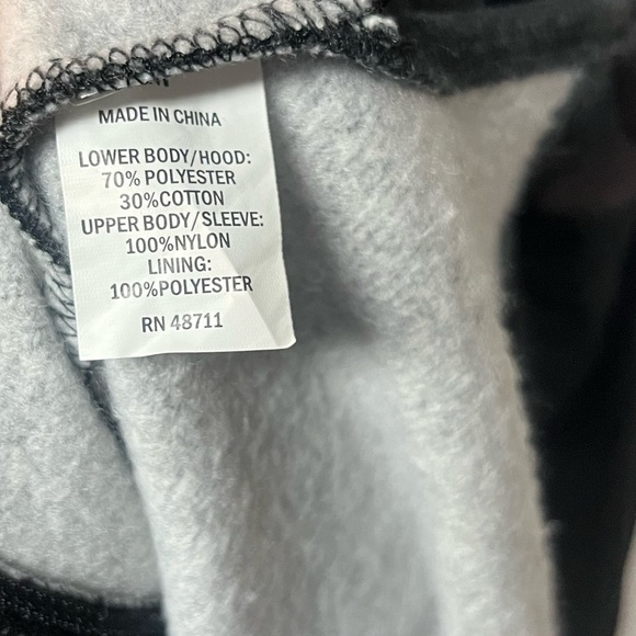 MTA Sport Charcoal and Black Pullover - Picture 4 of 5